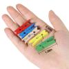 HSTECH 100 Pcs Green Mini Natural Wooden Clothespins and 82 Ft Jute Twine, Baby Clothes Pins, 1.38in Craft Photo Clips for Home School Arts Crafts Decor, DIY Decoration's, Arts and Crafts, Weddings view 4