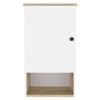 Medicine Cabinet Porto, Two Internal Shelves, Single Door, One Shelf - Light Oak/White view 4