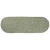 Super Area Rugs Kitchen Runner Rug Farmhouse Living Indoor/Outdoor Reversible Braided Rug - Made in USA - Green Mix 2' X 4' Oval view 1