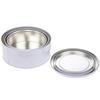 Hobby Lobby White Round Tin Box Set view 2