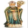 Hirten Small Catholic 4" St. Patrick Hand Painted Solid Resin Statue view 1