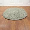 Super Area Rugs Rustic Farmhouse Living Indoor/Outdoor Reversible Braided Rug - Made in USA - Green Mix 8' X 11' Oval view 2