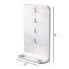 Generic 8" x 5" x 1/4" Aluminum Boat Trailer Bunk Brackets (8 Pack, Silver) view 2