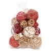 ANDALUCA Decorative Balls Bag Bowl Filler Home Decor (Red Gold) view 2