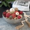 ANDALUCA Decorative Balls Bag Bowl Filler Home Decor (Red Gold) view 3