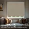 CHICOLOGY Blackout Custom Roller Shades, Cordless Blinds, Window Shades for Home, Roller Window Shades,Window Treatments, Door Blinds, Blackout Shades, Sand Textured (Fringe), 30" W X 64" H view 3