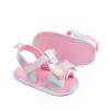 CsgrFagr Infant Girls Single Shoes Bow Tie First Walkers Shoes Toddler Sandals Princess Shoes Toddler Boy Fuzzy Socks (Pink, 5.5 Toddler) view 4