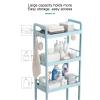 HASMI Bathroom Storage Over The Toilet, Toilet Shelf Organizer Cabinet, Fit Most Toilets, Space-Saving, Easy Assembly view 3