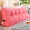 Queen Triangular Reading Wedge Pillow, Recliner Headboard Back Cushion Headboard Pillow Wedge Reading Pillow Gap Filler Triangular Cushion Waist Positioning Upholstery ( Color : Pink , Size : 31.5inch view 1