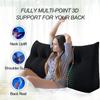 Queen Triangular Reading Wedge Pillow, Recliner Headboard Back Cushion Headboard Pillow Wedge Reading Pillow Gap Filler Triangular Cushion Waist Positioning Upholstery ( Color : Pink , Size : 31.5inch view 2