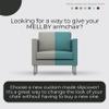 comfortly | Cover for Mellby Armchair, Replacement Slipcover, Heavy Duty 3 pcs Cover, Pets and Stain Proof Durable Nano-Tech Fabric, Easy to Clean & Replace (Cashmere Blends - Beige) view 2