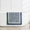 CozeCube Bath mats for Bathroom Non Slip, Fluffy Absorbent Microfiber Bath mat Washable, Aesthetic Bathroom Rugs, Long Navy Blue Bath mat, Navy Blue, 47" x 24" view 1