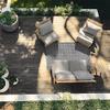 Garland Rug Garden Trellis 4 ft. x 6 ft. Indoor/Outdoor Area Rug Outdoor Waterproof Rug for Patio, Camping Rugs, RV, Porch, Deck, Camper, Balcony, Backyard for High-Traffic Areas, Heather Gray view 2