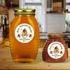40 Honey jar Labels, Stickers, Tags, Bees raw Natural view 2
