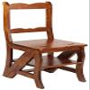 REMYS Step Stools for Seniors Wooden Adult Home Multifunction Solid Wood Ladder Chairs Folding Dual Use Nordic Creative Living Room Step Stools view 1