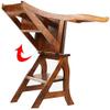 REMYS Step Stools for Seniors Wooden Adult Home Multifunction Solid Wood Ladder Chairs Folding Dual Use Nordic Creative Living Room Step Stools view 3