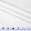 10 Pack Polyester Tablecloths, White 90 x 132 Inch Polyester Table Cloth for 8 Foot Rectangle Tables, Stain and Wrinkle Resistant Washable Fabric Table Cover for Wedding Banquet Restaurant Party view 3