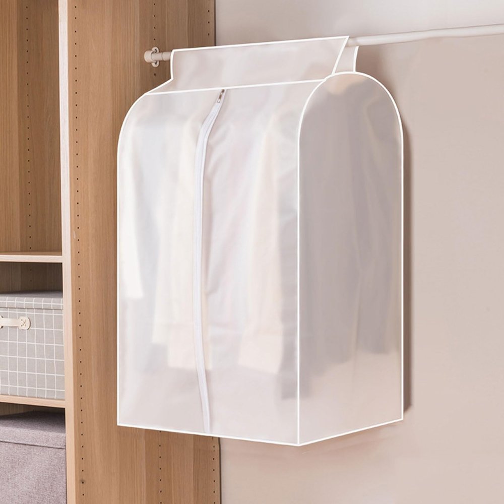 AoForce Clear Garment Rack Cover for Hanging Clothes, Breathable and Moisture-Proof, Dust-Proof and Wrinkle-Proof, Thickened Capacity, Suitable for Floor Hangers and Wardrobes(Size:90*B)