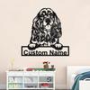 LOVELYPOD Cocker Spaniel Dog Metal Sign, Personalized Cocker Spaniel Cut Metal Sign Dog Lover Metal Wall Art, Laser Cut Metal Signs Cocker Spaniel Dog, Gifts for Dog Mom, Dog Dad, Lover Dog view 3