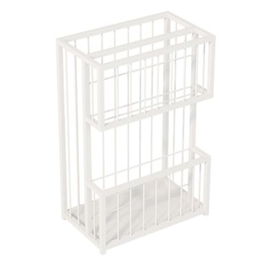 Fadiadem Metal Umbrella Holder Stand with Removable Drip Tray, Home/Commercial Creativity Walking Sticks Umbrella Racks, Umbrella Rack Organizer for Entryway Office Shopping Mall Hotel Industrial Use
