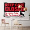 Abipuir Tapestries Keep Gate Closed No Matter What The Dachshund Say Tapestry Funny Kitchen Decor Things for Boys Room (Size : 75X100CM) view 1