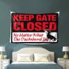 Abipuir Tapestries Keep Gate Closed No Matter What The Dachshund Say Tapestry Funny Kitchen Decor Things for Boys Room (Size : 75X100CM) view 3