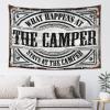Abipuir Man Cave Decorations What Happens At The Camper Stays At The Camper Tapestry Bar Man Cave Decor Men Decor (Size : 75X92CM) view 1