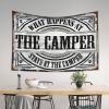 Abipuir Man Cave Decorations What Happens At The Camper Stays At The Camper Tapestry Bar Man Cave Decor Men Decor (Size : 75X92CM) view 3