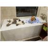 Bathtub Tray PVC Bathtub Tray Bathtub Cover, Thickness 1.2cm Foldable Bathtub Insulation Cover for Most Standard Sized Bathtubs, Dustproof Insulation Board for Home Spa Bath Tray Multifunctional (Col view 1