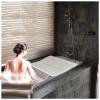 Bathtub Tray PVC Bathtub Tray Bathtub Insulation Cover, 0.6cm Thickness Folding Dust Board Bathtub Insulation Cover Bathtub Accessories, Shutter Bath Lid Bath Tub Accessories, 22 Size Multifunctional view 1