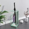 Katzowen Umbrella Stand Rack for Entryway Hallway Front Door, Elegant Blue Glass Umbrella Holder for Home Office Hotel, with Marble Base and Hooks, Capacity 12 Umbrellas view 2