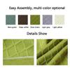LUXRUB Round Backed Chair Covers 1/2/4/6 Pack Modern Dining Room Elastic Seat Chair Slipcovers Reusable Kitchen Protector Case Stretch Hotel Banquet Stool Cover (Color : Bean Green, Size : 2PCS) view 3