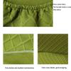 LUXRUB Round Backed Chair Covers 1/2/4/6 Pack Modern Dining Room Elastic Seat Chair Slipcovers Reusable Kitchen Protector Case Stretch Hotel Banquet Stool Cover (Color : Bean Green, Size : 2PCS) view 4