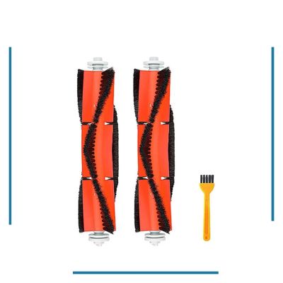 ORCOW HEPA Filter Mop Cloth Main Side Brush Compatible with Xiaomi Mi Robot Vacuum Mop 2 STYTJ03ZHM Robot Vacuum Cleaner Accessories Spare Parts (Color : 2 Main Brush)