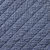 HiEnd Accents Stonewashed Cotton Gauze 3 Piece Vintage Quilt Set, French Blue Size, Copper Solid Color Diamond Stitch, Classic Chic Casual Modern Rustic Bedding, Lightweight Quilt with Pillow Shams view 2