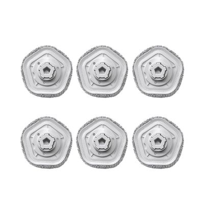 YAXRO Mop Pad Spare Parts Compatible with Dreame Bot W10 & W10 Pro Self-Cleaning Robot Vacuum and Mop Accessories Vacuum Cleaner Mop Cloth (Color : 6pcs)