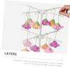 Zerodeko Gum Paste Drying Rack Stand for Fondant Decoration Non-Stick and Space-Saving Kitchen Accessory for Home Baking and Design view 2
