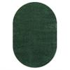 Eyely UES100L-6OV Supersoft Haze Solid Low-Pile Indoor Area Rug, Coastal, Bohemian, Minimalist, Classic, Casual for Bedroom,Kitchen,Living Room,Non Shedding,Easy-Washing, Green, 6 X 9 Oval view 2