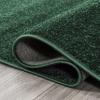 Eyely UES100L-6OV Supersoft Haze Solid Low-Pile Indoor Area Rug, Coastal, Bohemian, Minimalist, Classic, Casual for Bedroom,Kitchen,Living Room,Non Shedding,Easy-Washing, Green, 6 X 9 Oval view 3