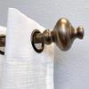 Cardiff 72-144 Inch Adjustable Curtain Rod Set, 1 Inch Diameter in Dark Bronze view 3