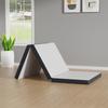 3 inch Folding Mattress Tri Fold Memory Foam Mattress Topper Portable Foldable Mattress Topper with Washable Cover Non-Slip Bottom for Camping, Guest, Floor RV, CertiPUR-US Certified,Twin XL view 1