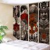 Aidatain Japanese Style Wall Tapestry - Samurai Maiko Tiger Mount Fuji Aesthetic Beach Blanket for Bedroom, Living & Dining Room, College Dorm Wall Hanging - 93x71 GTFNAT0063 view 2