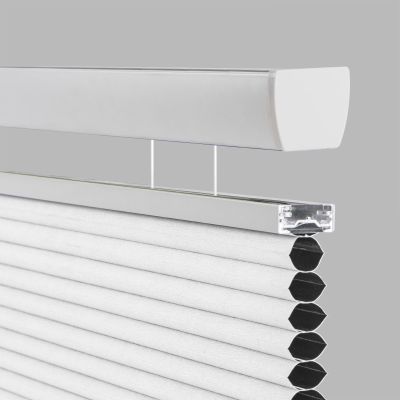 BERISSA Top Down Bottom Up Blackout Cellular Shade Cordless Honeycomb Blinds Fabric Window Shades Thermal Insulation Cellular Blinds Easy Install,White,41" W x 36" H