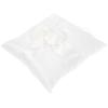 COHEALI Bud Pillow with Faux and Satin Ribbons for Wedding Ceremony Elegant Bearer Cushion for Bridal Events view 1