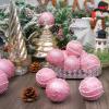 6PCS Christmas Ball Ornaments Sequin Shatterproof Christmas Tree Ornaments DecorativeHanging Pearl Balls for Xmas Trees,Holiday Party(10cm/3.94") view 4