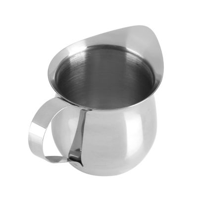 Coffee Milk Frothing Pitcher Cup Stainless Steel Espresso Steaming Pitching Jugs Mug Tool for Art Kitchen Cappuccino Latte Hot Chocolate(240ml / 8oz)