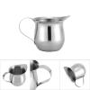 Coffee Milk Frothing Pitcher Cup Stainless Steel Espresso Steaming Pitching Jugs Mug Tool for Art Kitchen Cappuccino Latte Hot Chocolate(240ml / 8oz) view 4