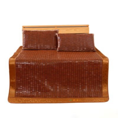 TBQATNTS Summer Sleeping Mat,Cooling Mattress,Foldable Bed Mattress,Cool Sleeping Pad Smooth Breathable Carbonized Mahjong Bamboo Mat for Bed Summer Sleeping Mat- for Bedroom Double Bed.,100 * 190cm