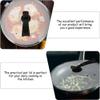 BAZAC Replacement with Handle Glass Lid Cookware Pan Lid Cover Kitchen Gadgets for Pots Pans Skillets Saucepans Pot Lid Holder Pot Lid Holder-24CM view 3
