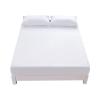FCLDESHOP Soft Fitted Sheet,Solid Color Brushed Polyester Waterproof Bed Sheet, Bedroom Hotel Extra Deep Pocket Mattress Protector,Blue,180x200x30cm view 2